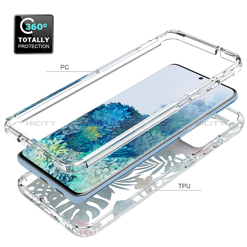 Funda Silicona Carcasa Ultrafina Transparente Goma Frontal y Trasera 360 Grados para Samsung Galaxy S20 Plus