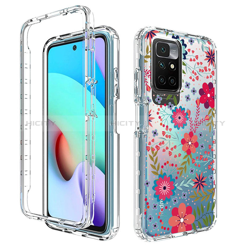 Funda Silicona Carcasa Ultrafina Transparente Goma Frontal y Trasera 360 Grados para Xiaomi Redmi 10 4G