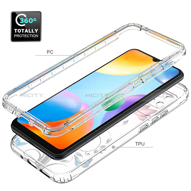 Funda Silicona Carcasa Ultrafina Transparente Goma Frontal y Trasera 360 Grados para Xiaomi Redmi 10C 4G