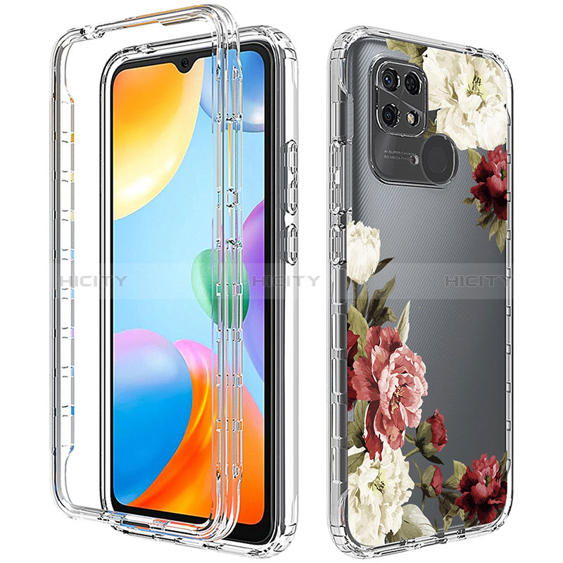 Funda Silicona Carcasa Ultrafina Transparente Goma Frontal y Trasera 360 Grados para Xiaomi Redmi 10C 4G