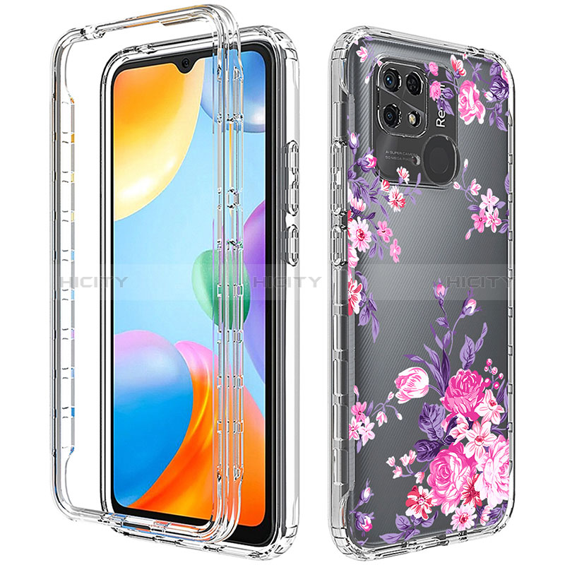 Funda Silicona Carcasa Ultrafina Transparente Goma Frontal y Trasera 360 Grados para Xiaomi Redmi 10C 4G