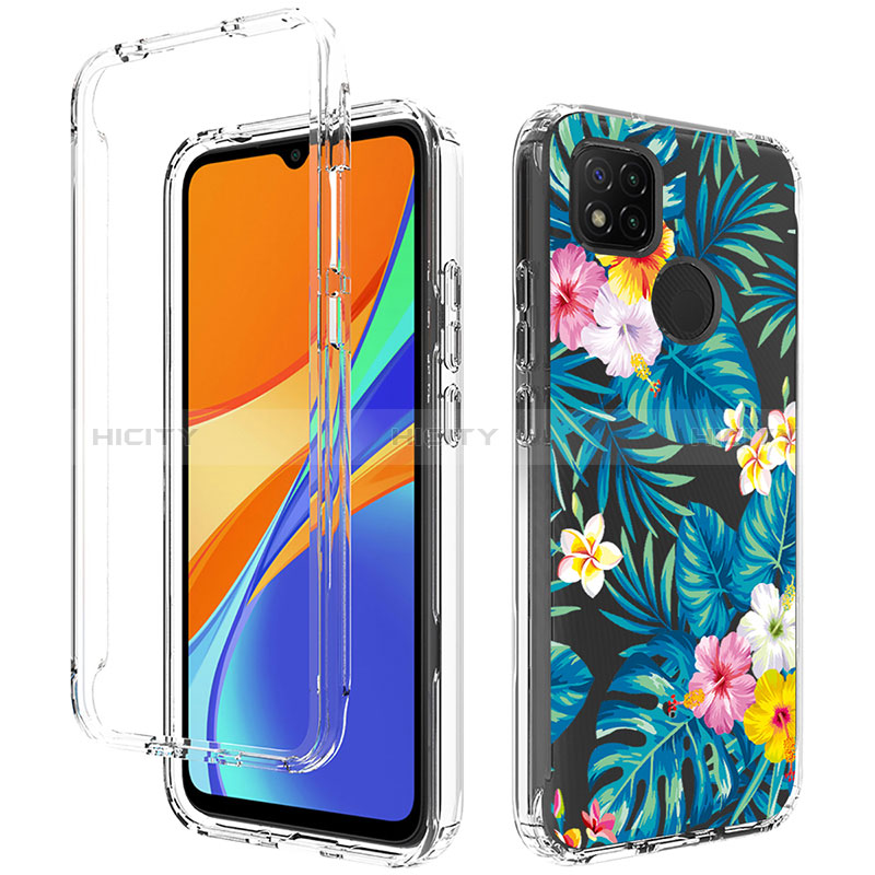 Funda Silicona Carcasa Ultrafina Transparente Goma Frontal y Trasera 360 Grados para Xiaomi Redmi 9 India