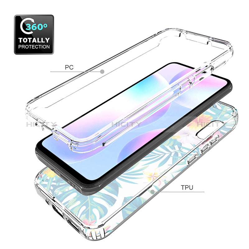 Funda Silicona Carcasa Ultrafina Transparente Goma Frontal y Trasera 360 Grados para Xiaomi Redmi 9AT