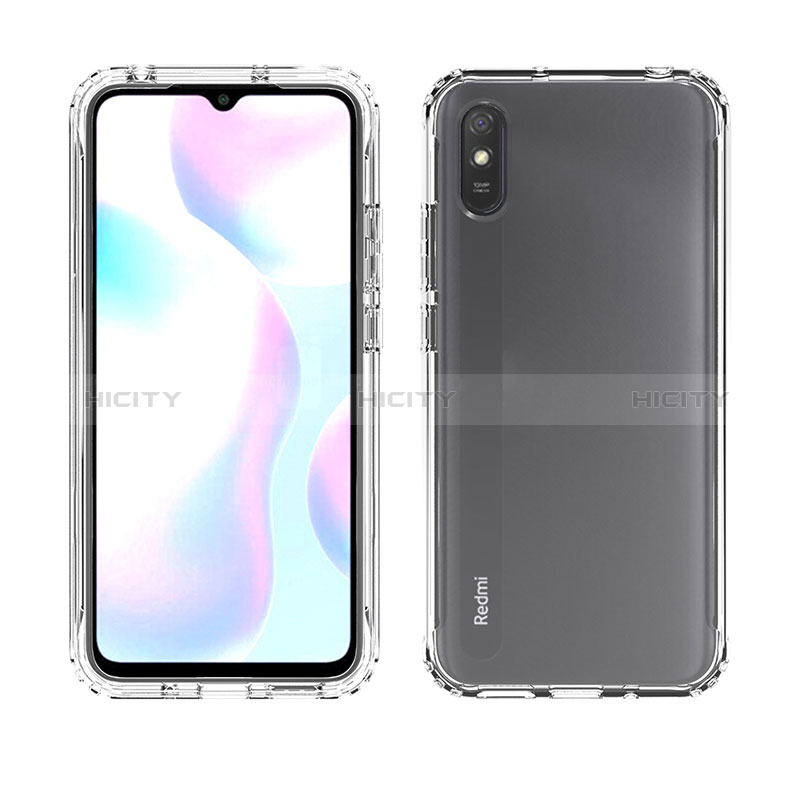 Funda Silicona Carcasa Ultrafina Transparente Goma Frontal y Trasera 360 Grados para Xiaomi Redmi 9i Claro