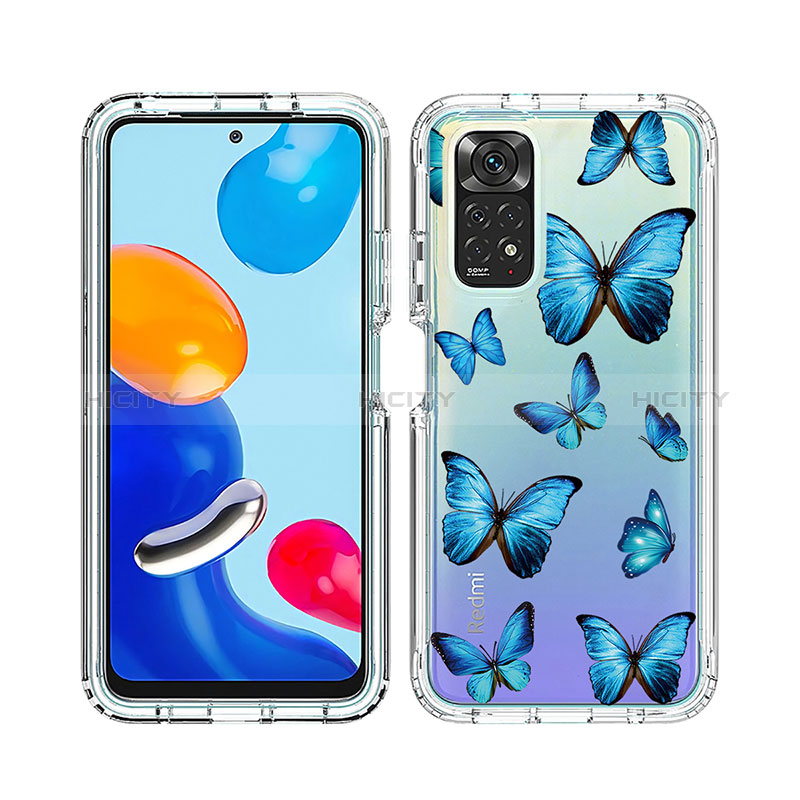 Funda Silicona Carcasa Ultrafina Transparente Goma Frontal y Trasera 360 Grados para Xiaomi Redmi Note 11 4G (2022)