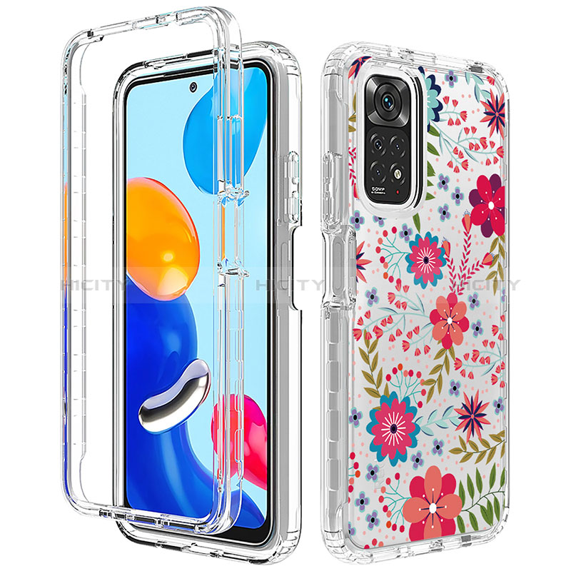 Funda Silicona Carcasa Ultrafina Transparente Goma Frontal y Trasera 360 Grados para Xiaomi Redmi Note 11 4G (2022)