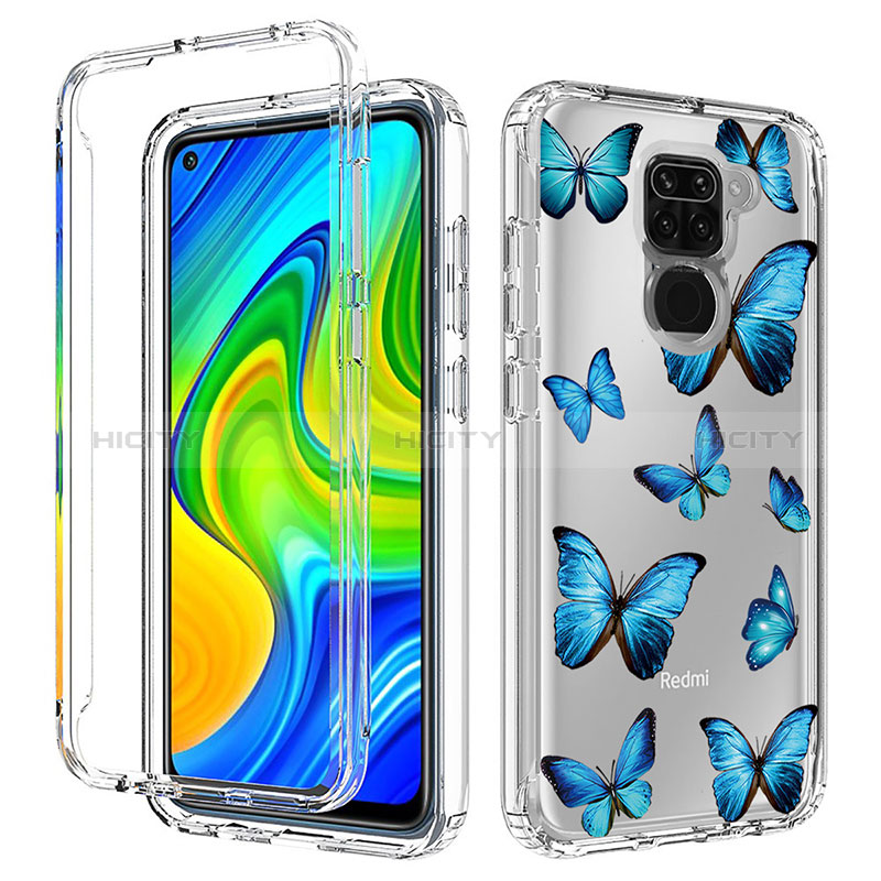 Funda Silicona Carcasa Ultrafina Transparente Goma Frontal y Trasera 360 Grados para Xiaomi Redmi Note 9