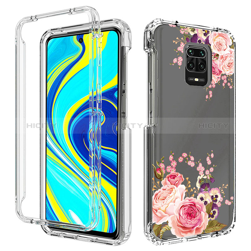 Funda Silicona Carcasa Ultrafina Transparente Goma Frontal y Trasera 360 Grados para Xiaomi Redmi Note 9S