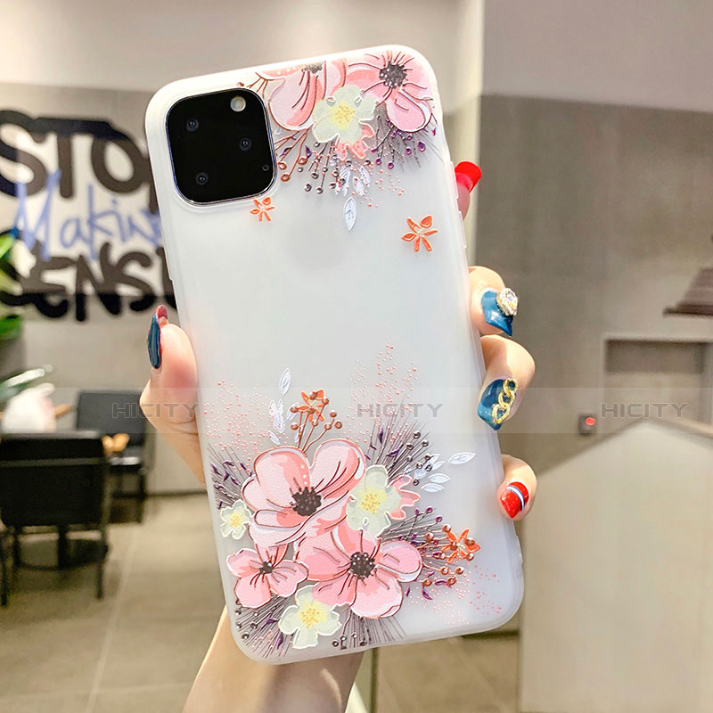 Funda Silicona Gel Goma Flores Carcasa H11 para Apple iPhone 11 Pro