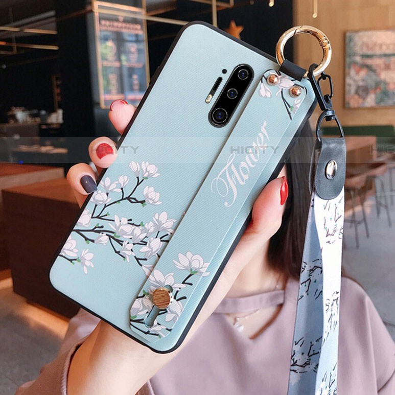 Funda Silicona Gel Goma Flores Carcasa K01 para OnePlus 8 Pro