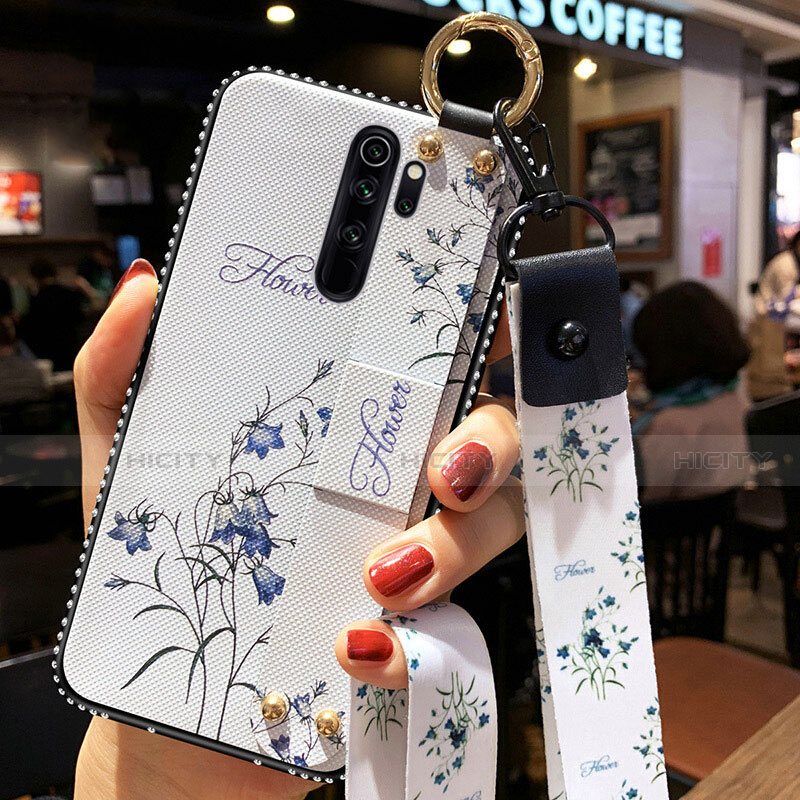 Funda Silicona Gel Goma Flores Carcasa K01 para Xiaomi Redmi Note 8 Pro