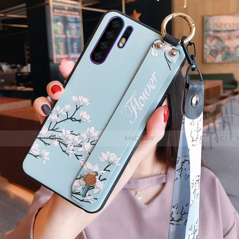 Funda Silicona Gel Goma Flores Carcasa K02 para Huawei P30 Pro