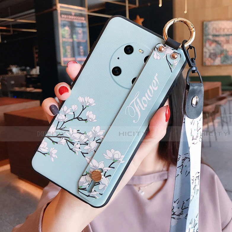 Funda Silicona Gel Goma Flores Carcasa para Huawei Mate 40 Pro