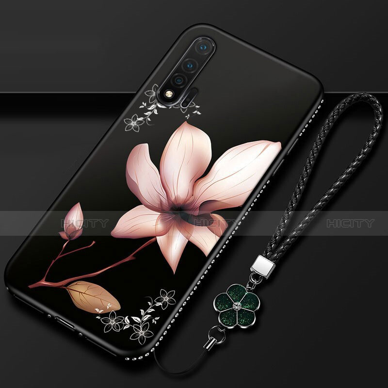 Funda Silicona Gel Goma Flores Carcasa para Huawei Nova 6 5G