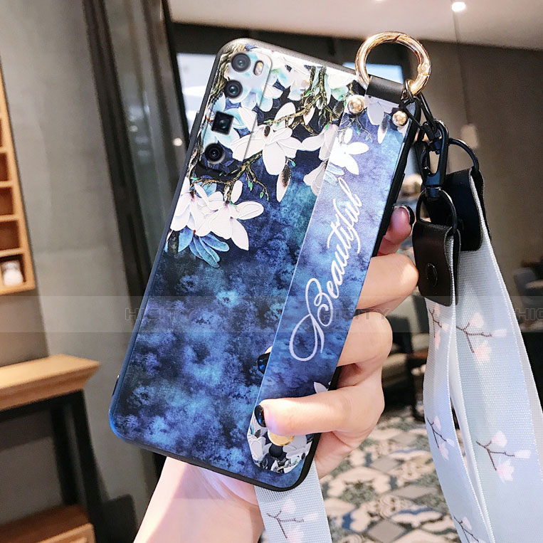 Funda Silicona Gel Goma Flores Carcasa para Huawei Nova 7 Pro 5G