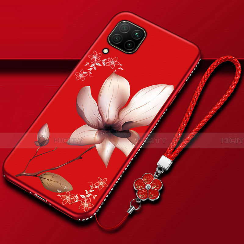 Funda Silicona Gel Goma Flores Carcasa para Huawei P40 Lite