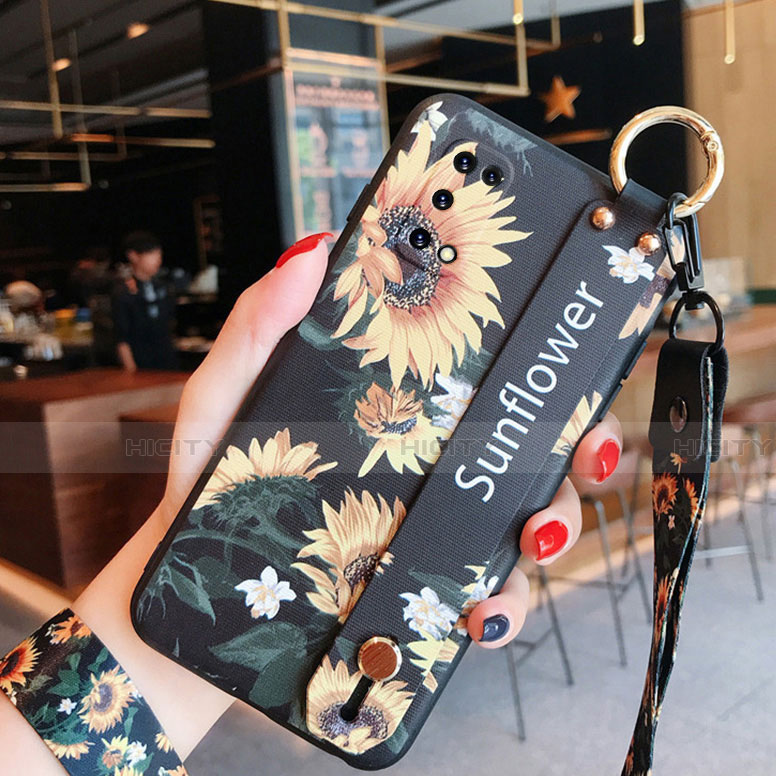 Funda Silicona Gel Goma Flores Carcasa para Oppo K7x 5G