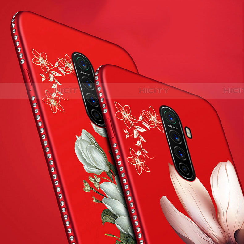 Funda Silicona Gel Goma Flores Carcasa para Oppo Reno Ace