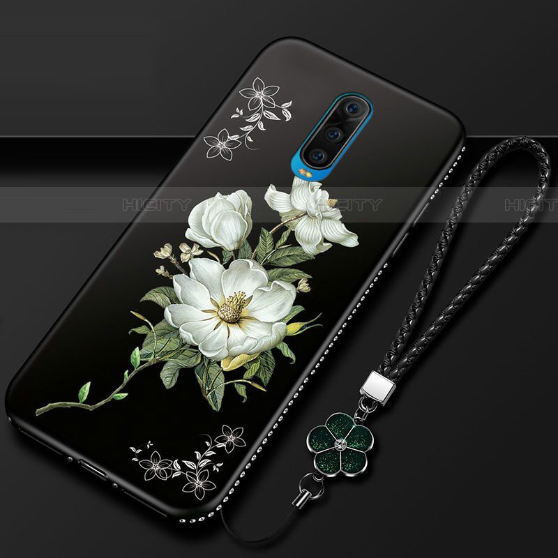 Funda Silicona Gel Goma Flores Carcasa para Oppo RX17 Pro