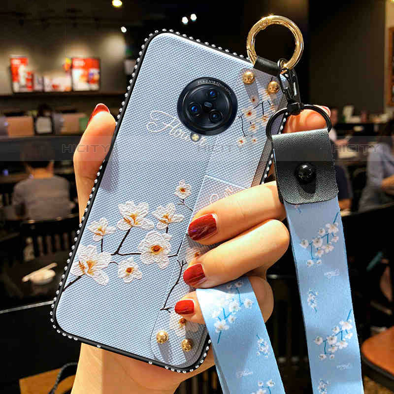 Funda Silicona Gel Goma Flores Carcasa para Vivo Nex 3