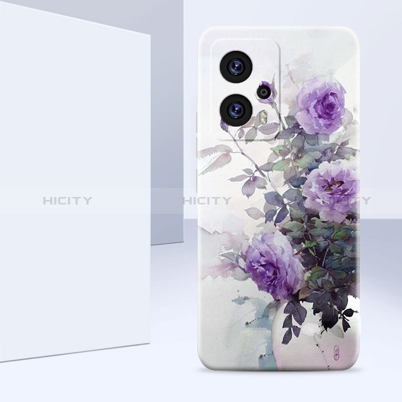 Funda Silicona Gel Goma Flores Carcasa para Xiaomi Poco X4 GT 5G