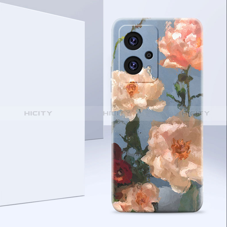 Funda Silicona Gel Goma Flores Carcasa para Xiaomi Poco X4 GT 5G