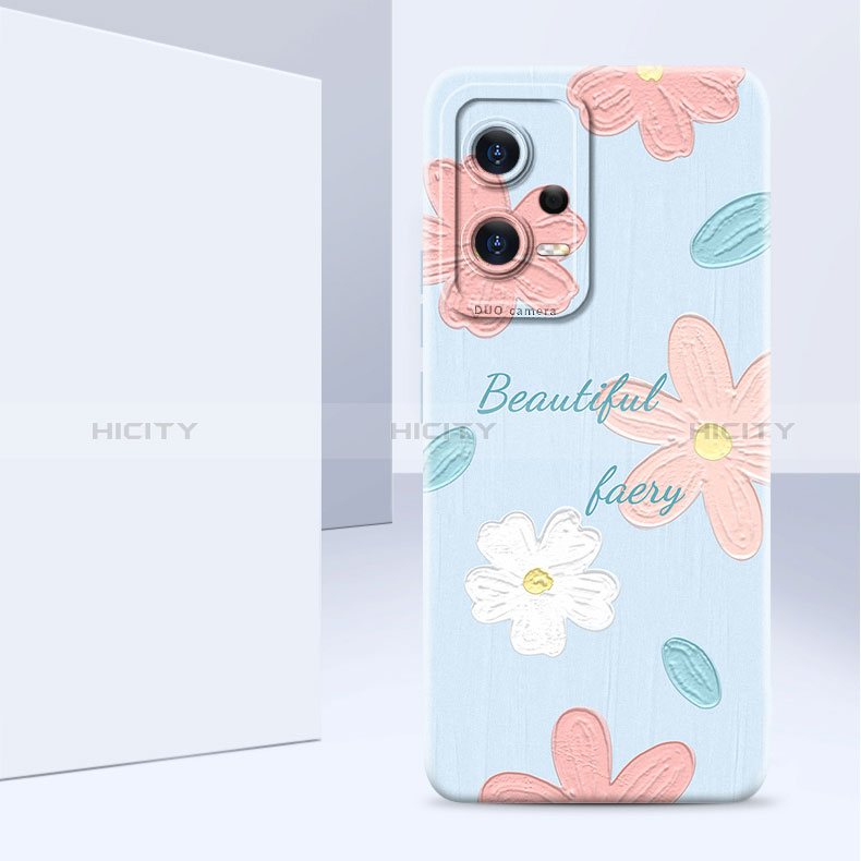 Funda Silicona Gel Goma Flores Carcasa para Xiaomi Redmi Note 12 Pro+ Plus 5G