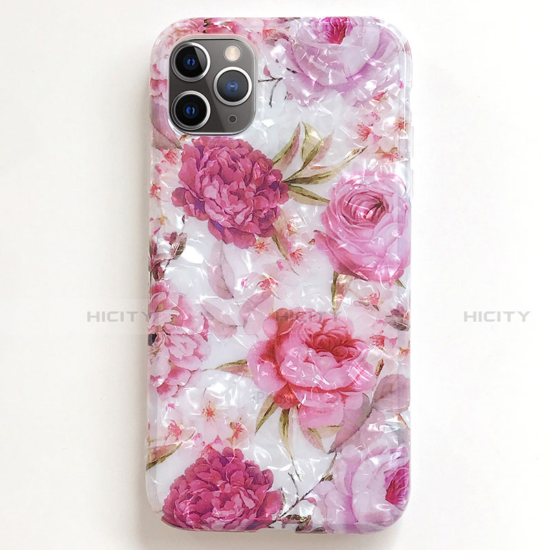 Funda Silicona Gel Goma Flores Carcasa S01 para Apple iPhone 11 Pro