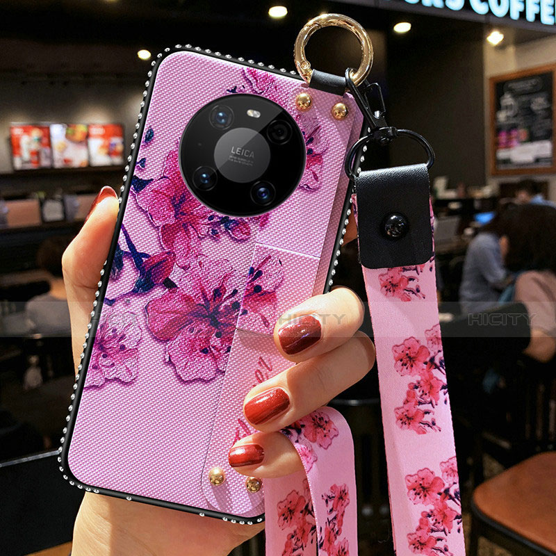 Funda Silicona Gel Goma Flores Carcasa S01 para Huawei Mate 40E Pro 4G