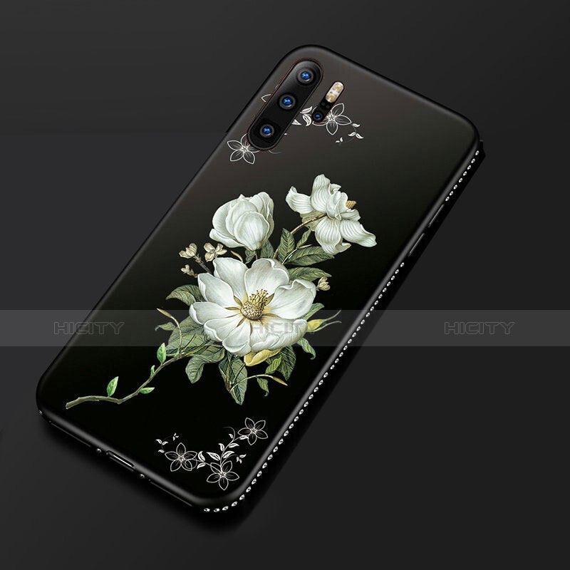 Funda Silicona Gel Goma Flores Carcasa S01 para Huawei P30 Pro