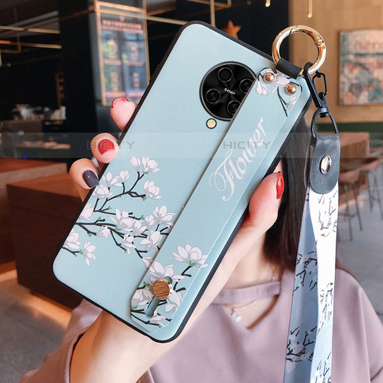 Funda Silicona Gel Goma Flores Carcasa S01 para Xiaomi Poco F2 Pro