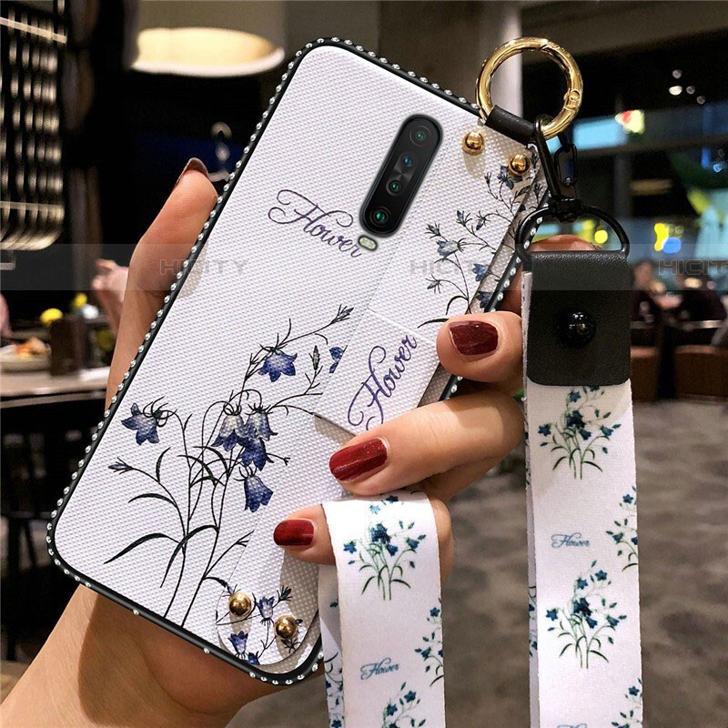 Funda Silicona Gel Goma Flores Carcasa S01 para Xiaomi Redmi K30 5G