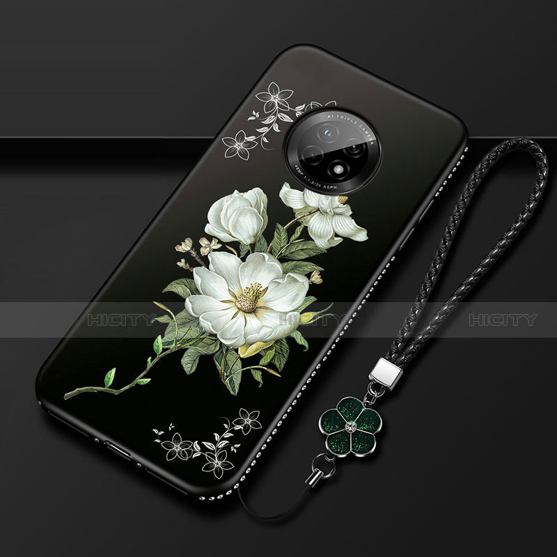 Funda Silicona Gel Goma Flores Carcasa S02 para Huawei Enjoy 20 Plus 5G