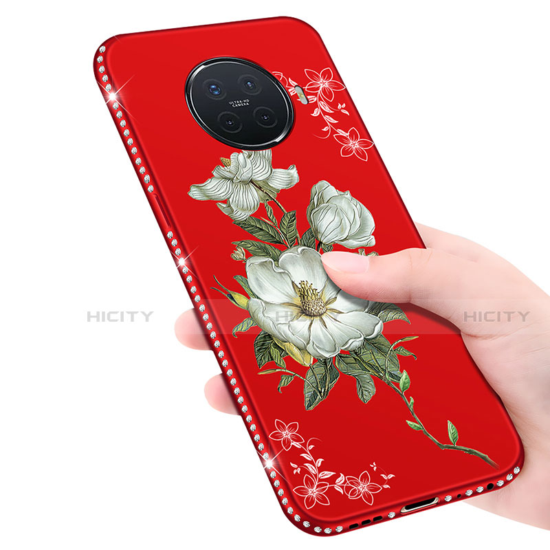 Funda Silicona Gel Goma Flores Carcasa S02 para Oppo Ace2