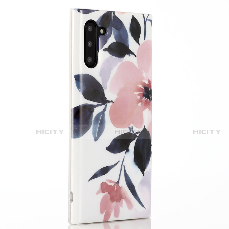 Funda Silicona Gel Goma Flores Carcasa S02 para Samsung Galaxy Note 10 5G