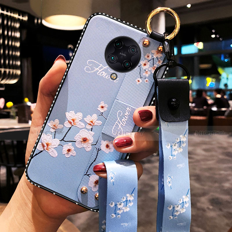 Funda Silicona Gel Goma Flores Carcasa S02 para Xiaomi Redmi K30 Pro Zoom