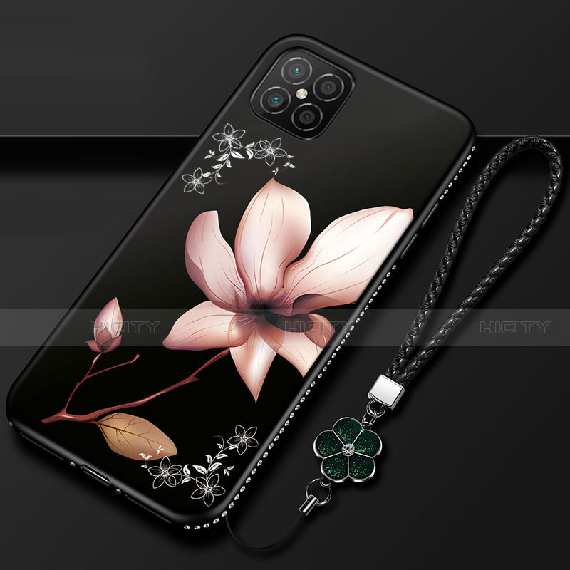 Funda Silicona Gel Goma Flores Carcasa S03 para Huawei Nova 8 SE 5G