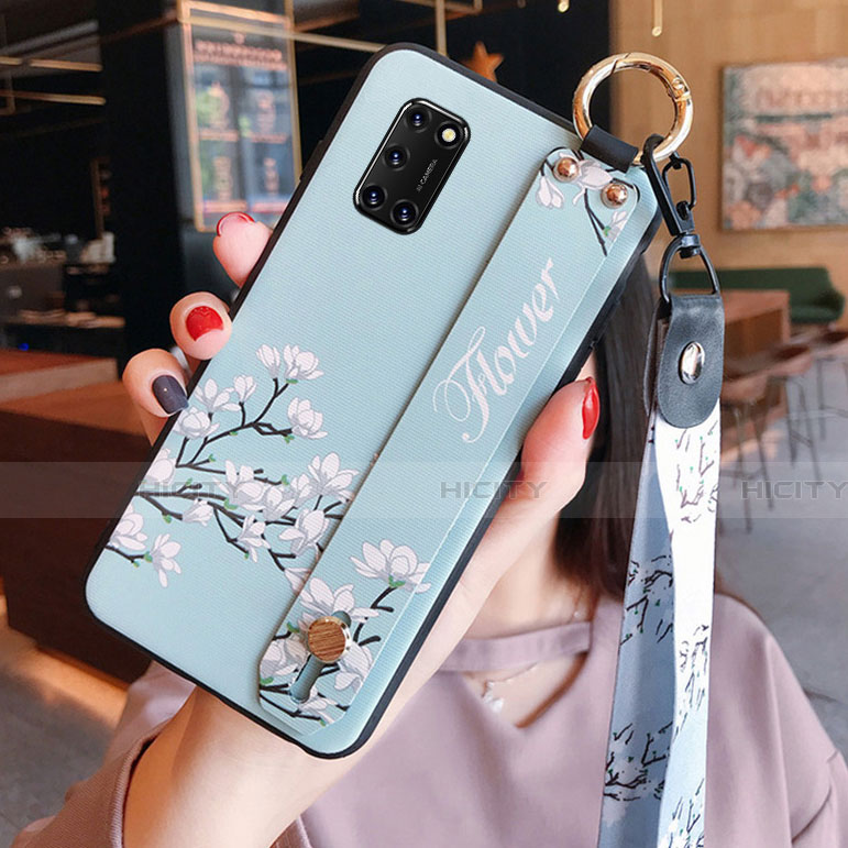 Funda Silicona Gel Goma Flores Carcasa S03 para Oppo A72