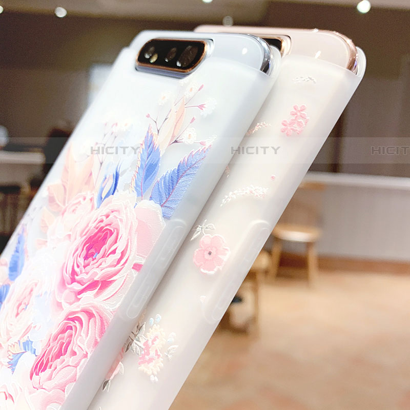 Funda Silicona Gel Goma Flores Carcasa S03 para Samsung Galaxy A90 4G