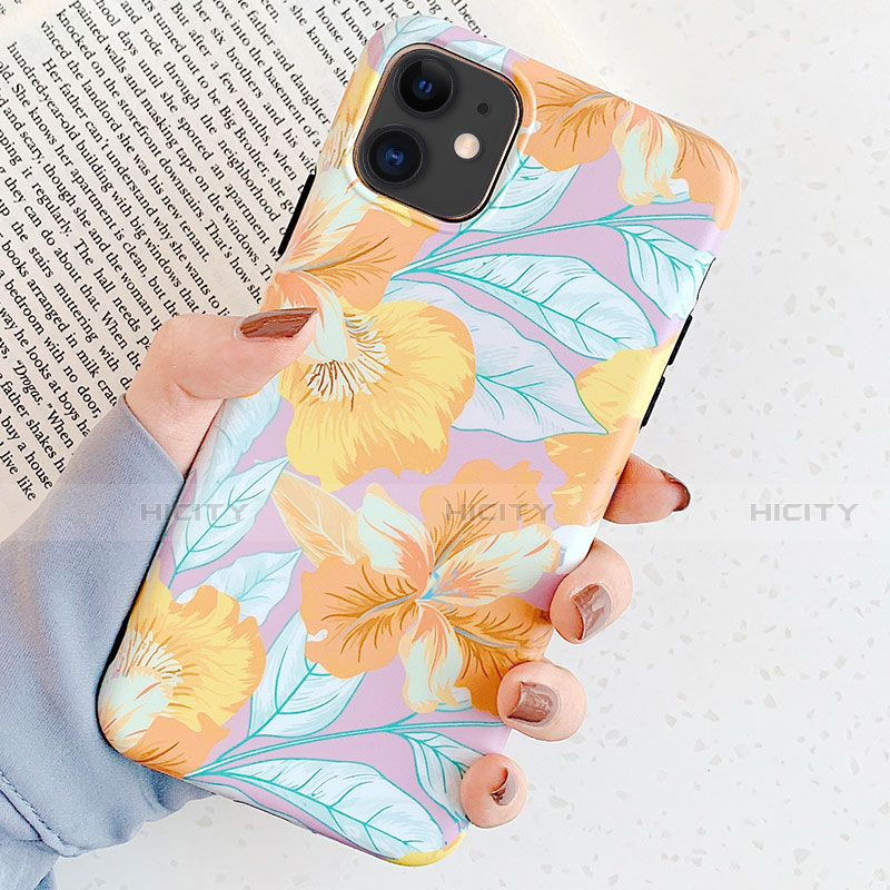 Funda Silicona Gel Goma Flores Carcasa S04 para Apple iPhone 11