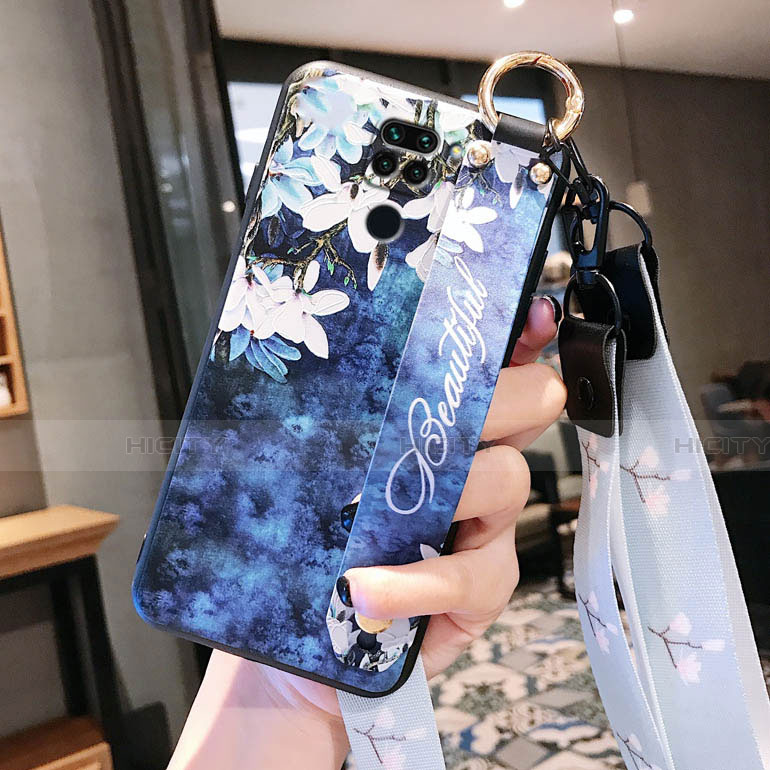 Funda Silicona Gel Goma Flores Carcasa S04 para Xiaomi Redmi Note 9