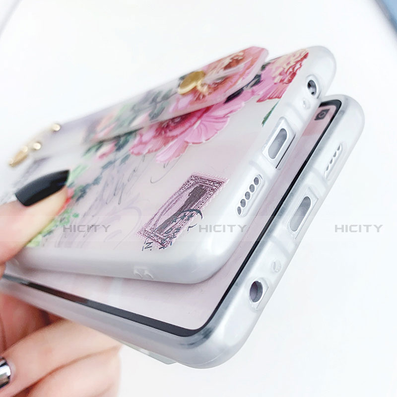 Funda Silicona Gel Goma Flores Carcasa S05 para Huawei P30