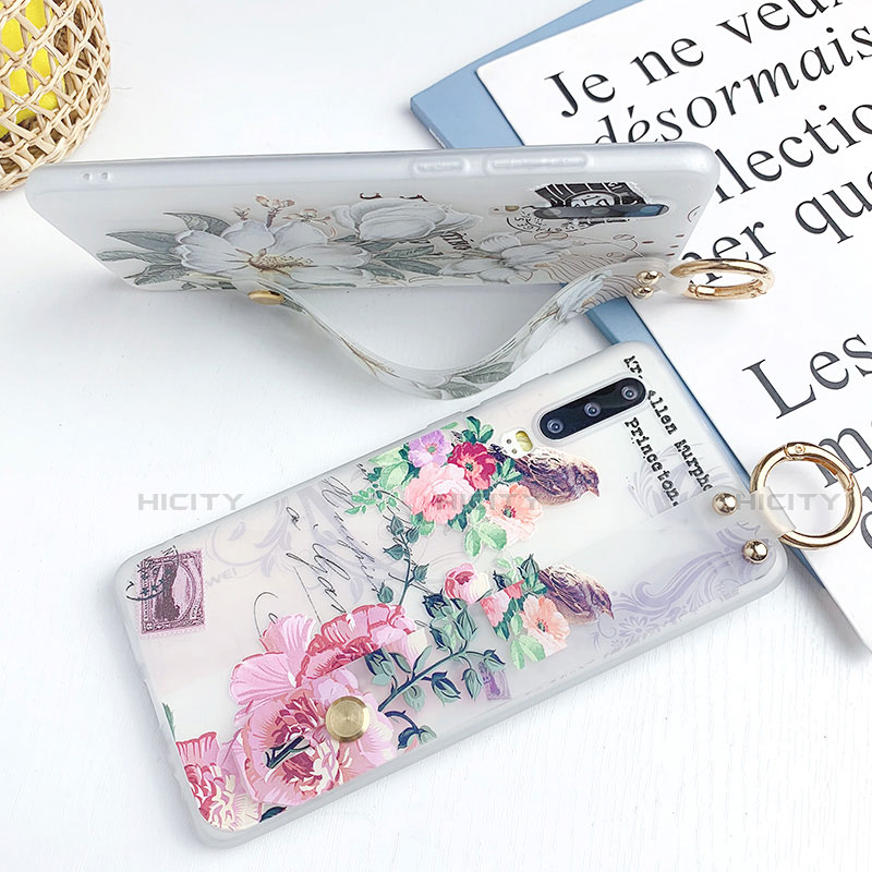 Funda Silicona Gel Goma Flores Carcasa S05 para Huawei P30