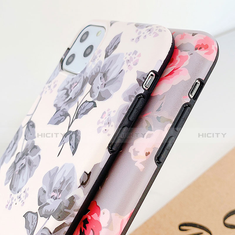 Funda Silicona Gel Goma Flores Carcasa S07 para Apple iPhone 11 Pro