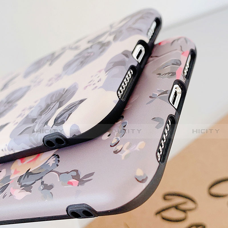 Funda Silicona Gel Goma Flores Carcasa S07 para Apple iPhone 11 Pro