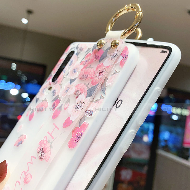 Funda Silicona Gel Goma Flores Carcasa S10 para Huawei P30