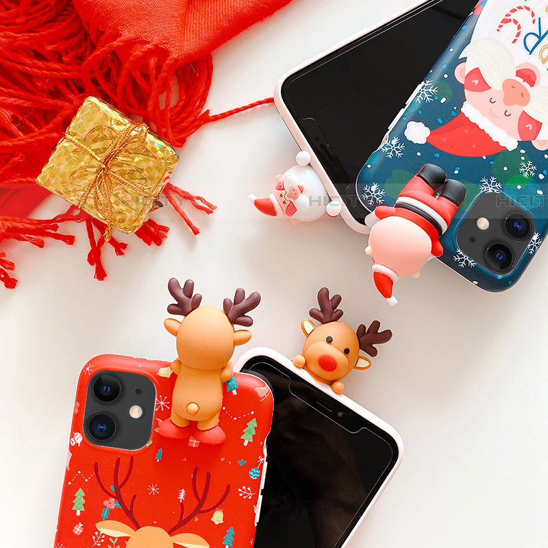 Funda Silicona Gel Goma Navidad Carcasa C03 para Apple iPhone 11