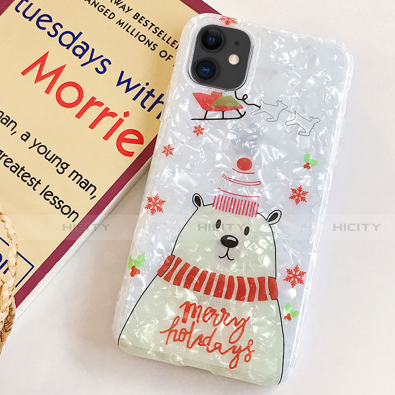 Funda Silicona Gel Goma Navidad Carcasa para Apple iPhone 11