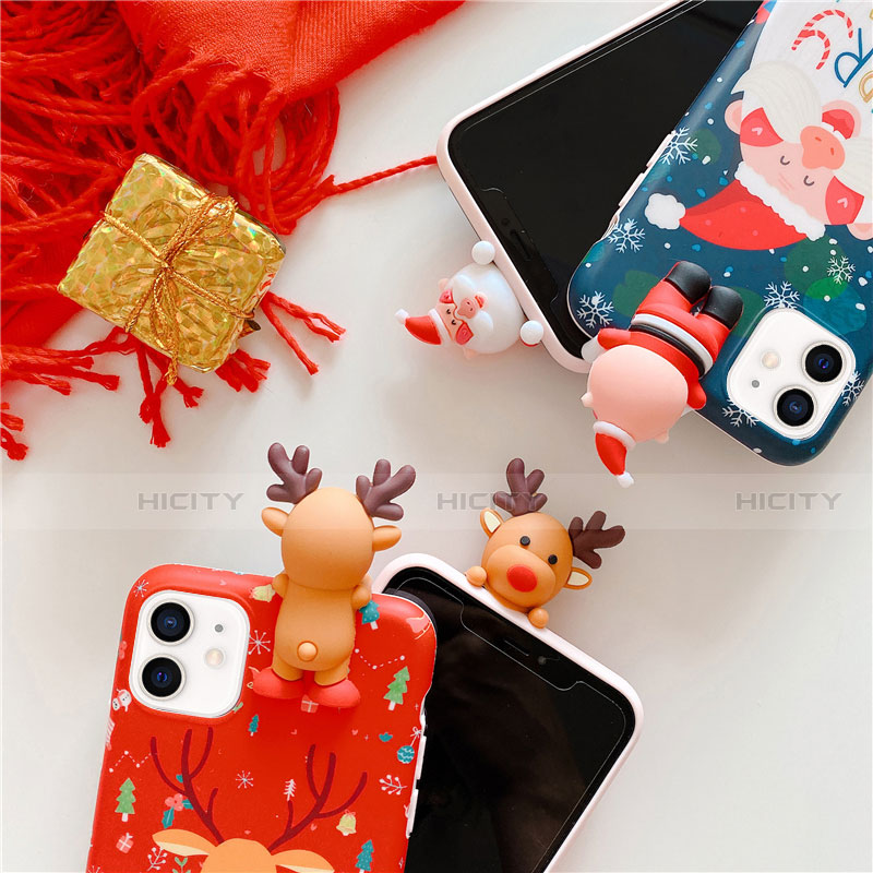 Funda Silicona Gel Goma Navidad Carcasa S01 para Apple iPhone 12 Mini