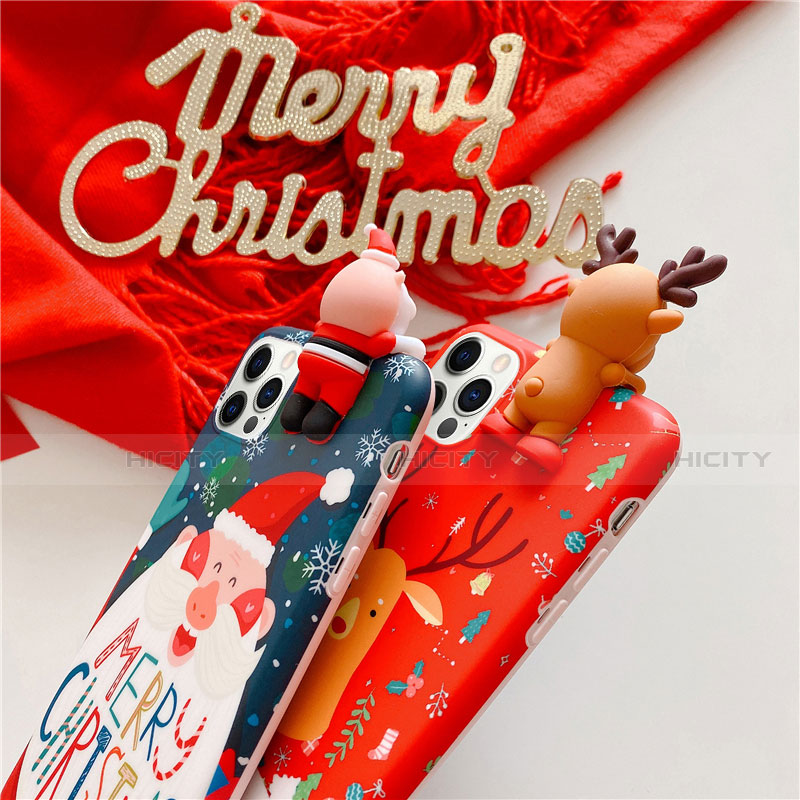 Funda Silicona Gel Goma Navidad Carcasa S01 para Apple iPhone 12 Pro